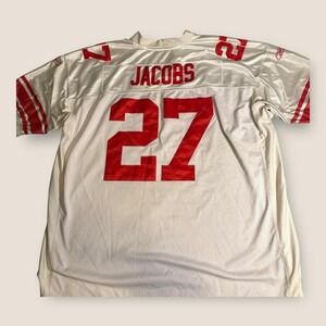 New York Giants‎ Brandon Jacobs Away Reebok Jersey